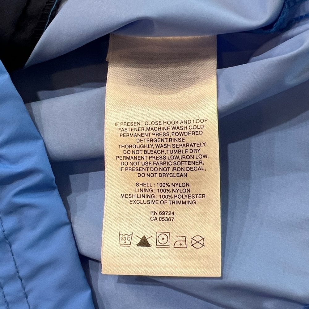 Columbia Hooded Packable Windbreaker Jacket Blue Size M - Picture 8 of 10